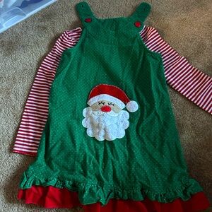 Girls Santa Dress size 6